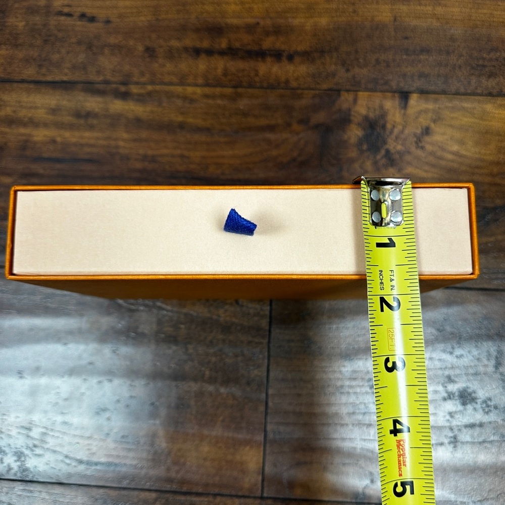 Louis Vuitton 5.5x8 inch storage box in classic orange pull out drawer display - Picture 8 of 8